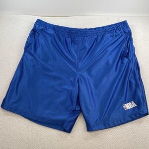 VTG NBA Elevation Basketball Shorts oversized Blue 3XL Dazzle Shiny Silky mens